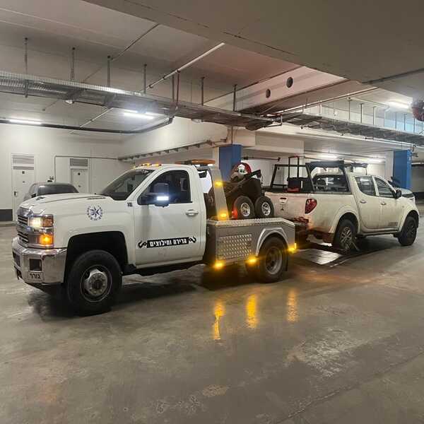 גרירה מחניון תת קרקעי